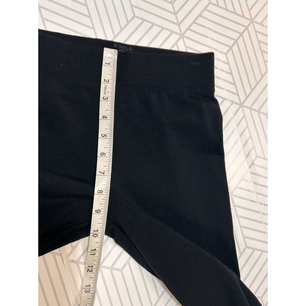 WoolX Women's Size XS Black Stella Merino Wool Blend Leggings b6 - Picture 8 of 9